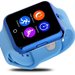 Ceas Smartwatch cu Telefon iUni V88, 1.22 inch, BT, 64MB RAM, 128MB ROM, Albastru